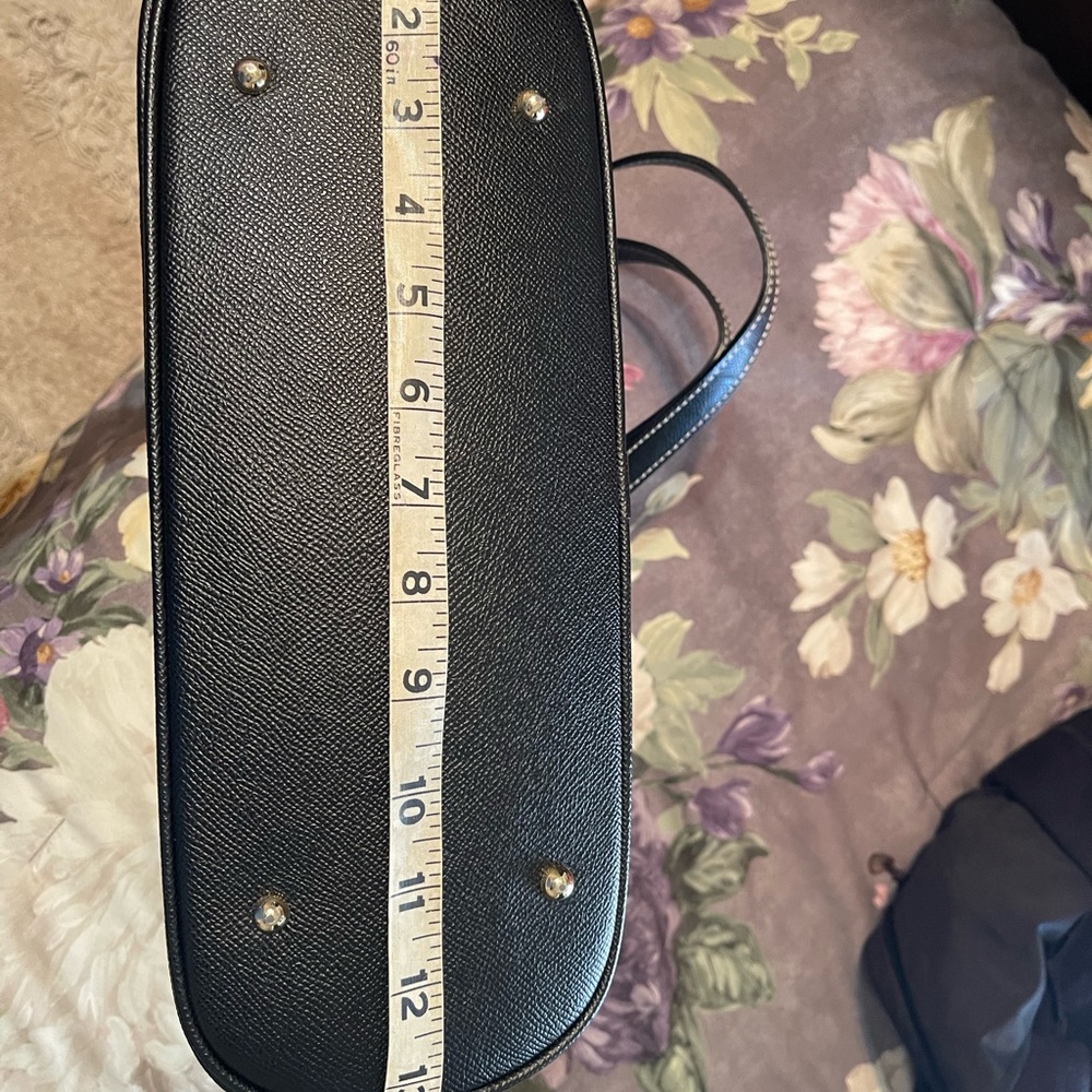 Dooney & Bourke Black Tote with Stitch Detail - Picture 6 of 12